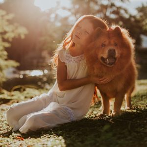 le chien et l'enfant